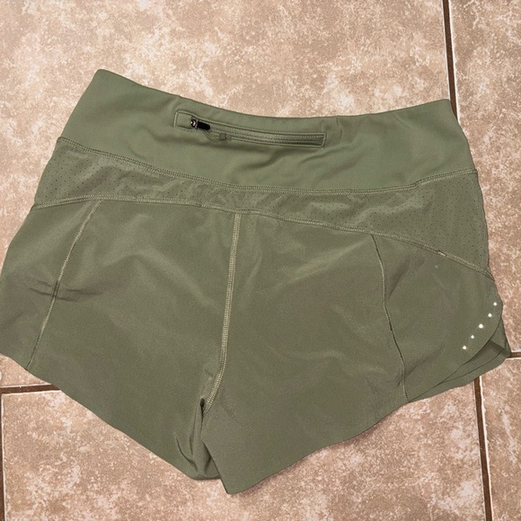 Athleta Olive Athletic Performance Shorts - Picture 2 of 3